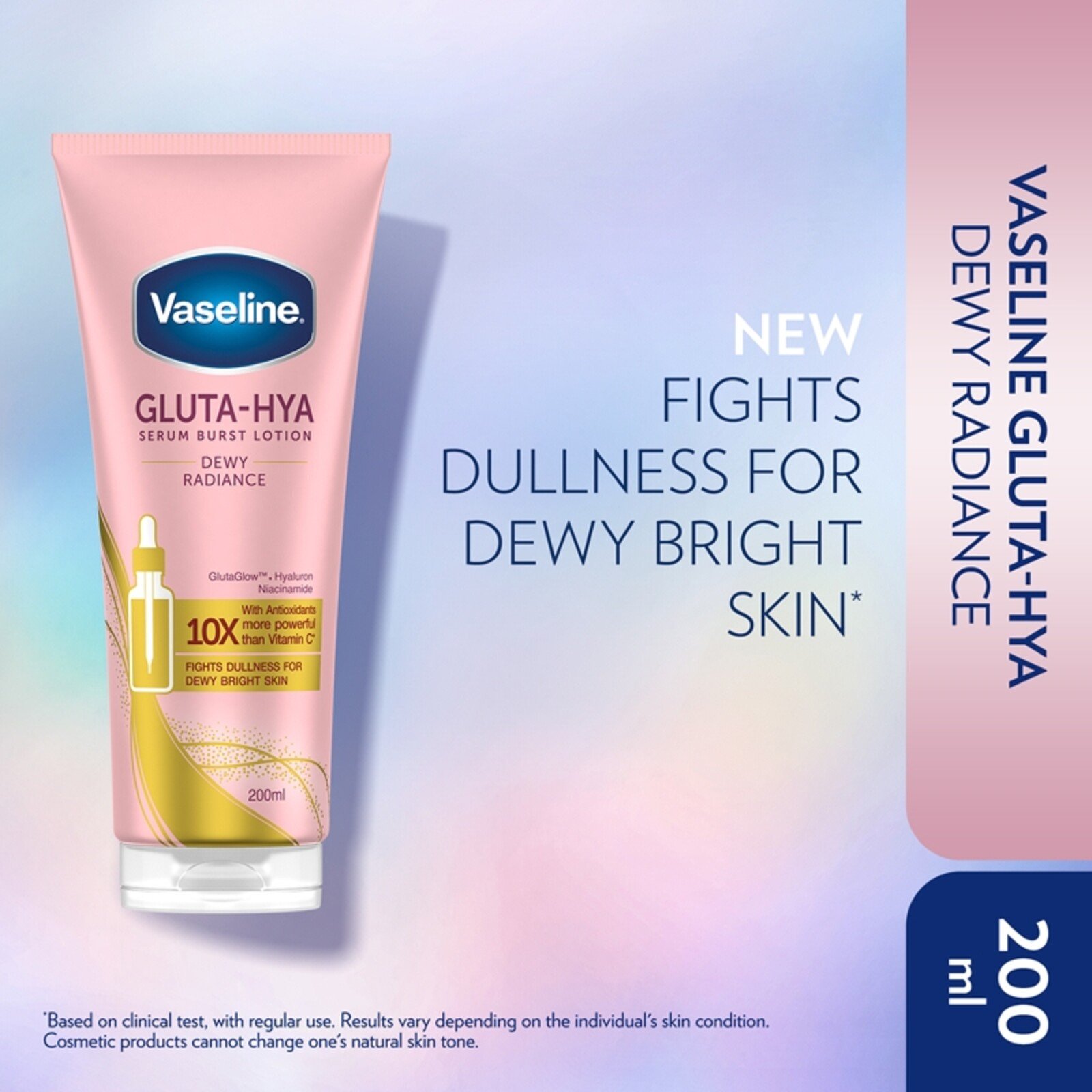 Vaseline Gluta-Hya Dewy Radiance Serum Burst Lotion 200ml