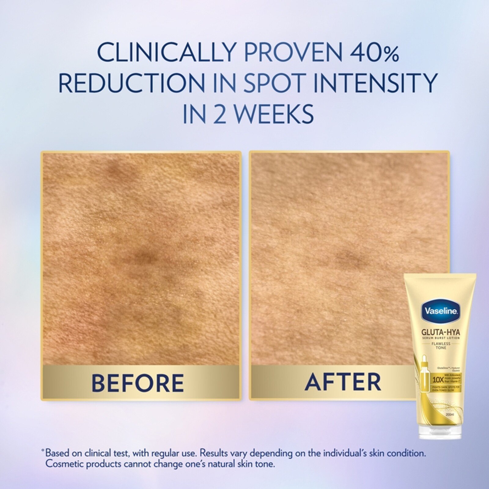 Vaseline Gluta-Hya Flawless Tone Serum Burst Lotion 200ml