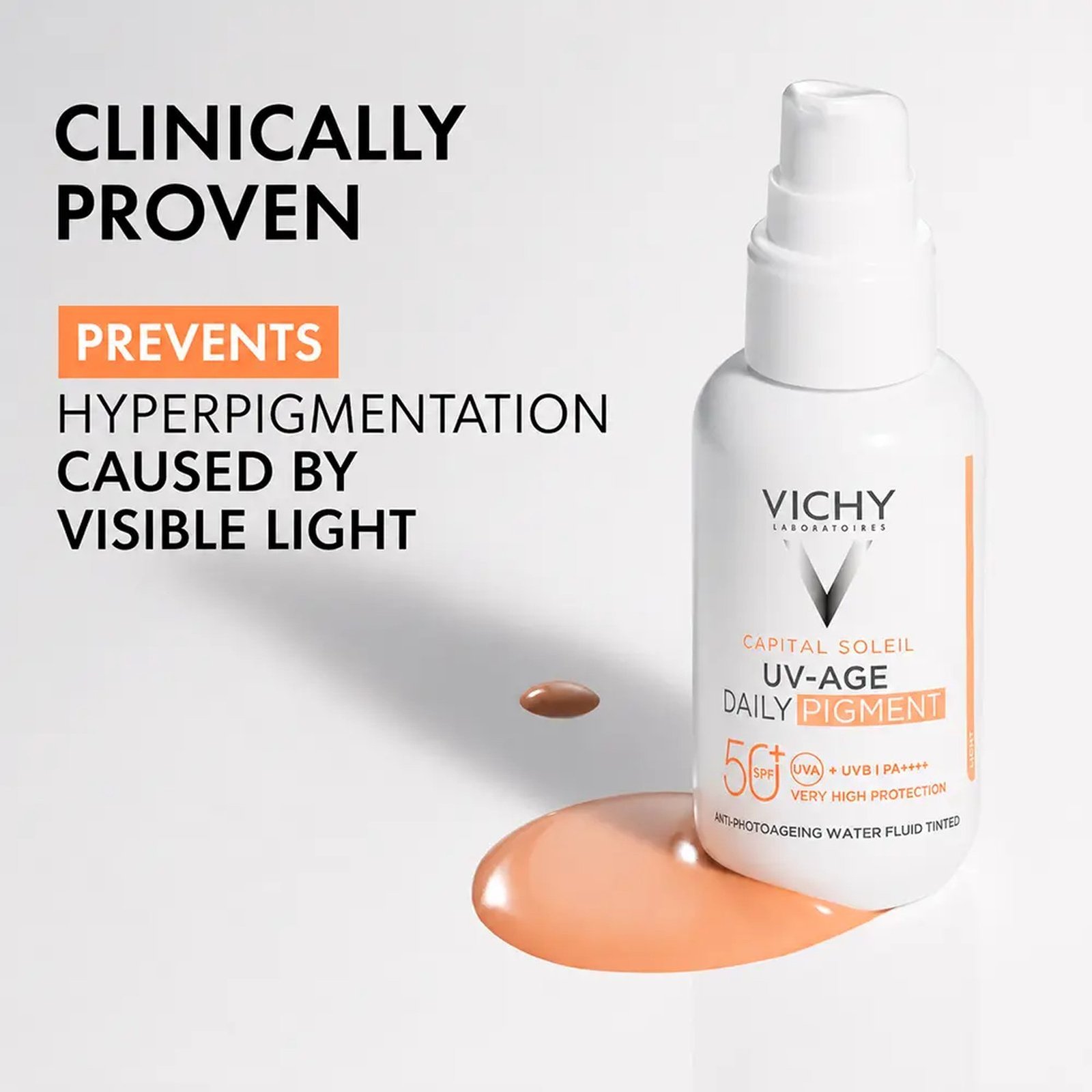 Vichy Capital Soleil UV-Age Daily Fluido Acuoso Con Color SPF50+ 40ml