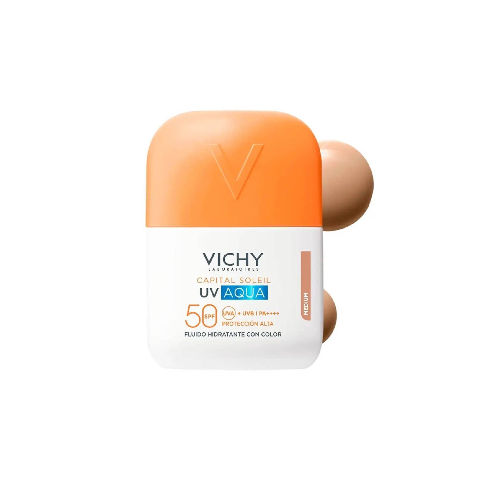 Vichy Capital Soleil UV Aqua Fluid Codzienny Przeciwsłoneczny Fluid Koloryzujący Medium SPF50 50ml