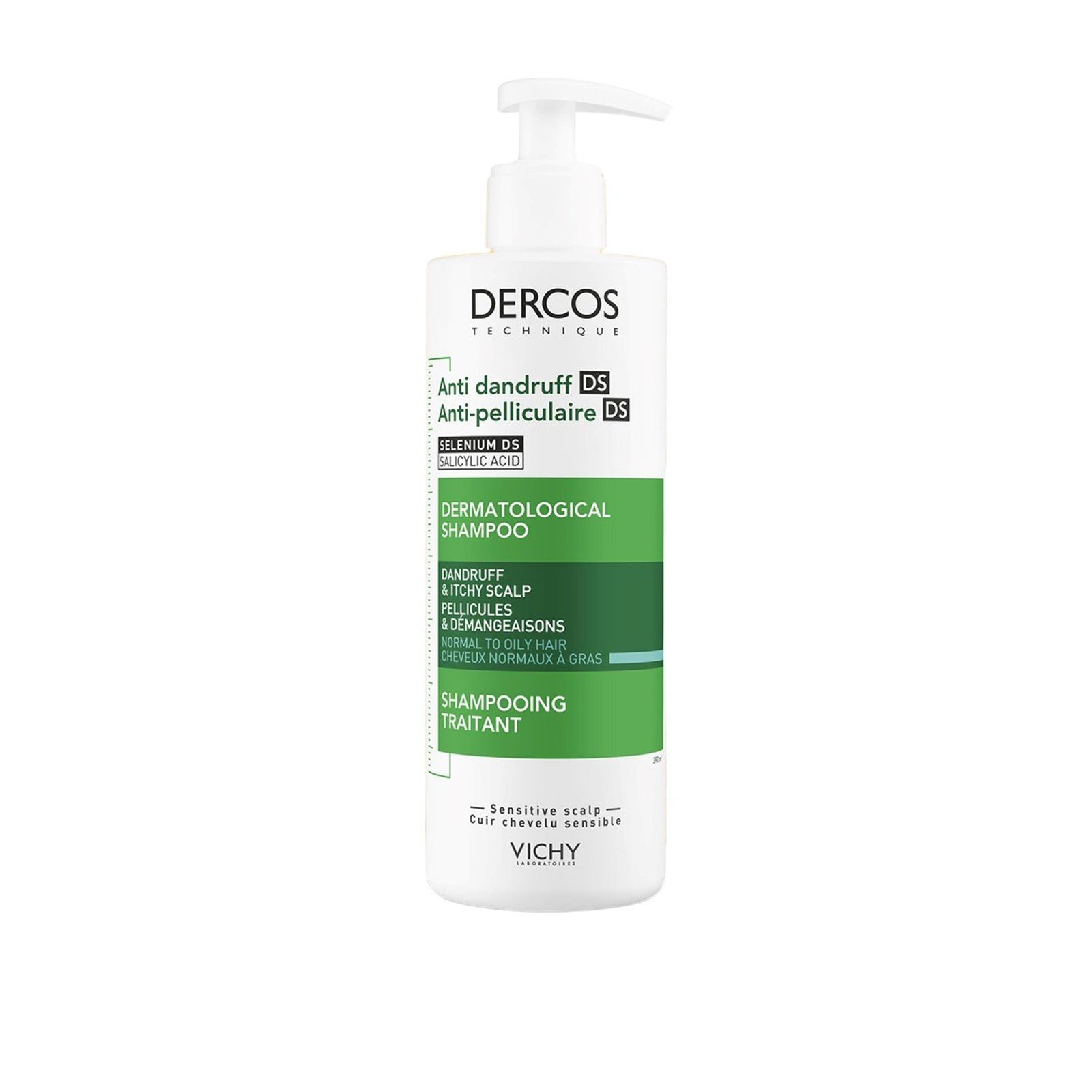 Vichy Dercos Champú Anticaspa DS para Cabello Normal a Graso 390ml