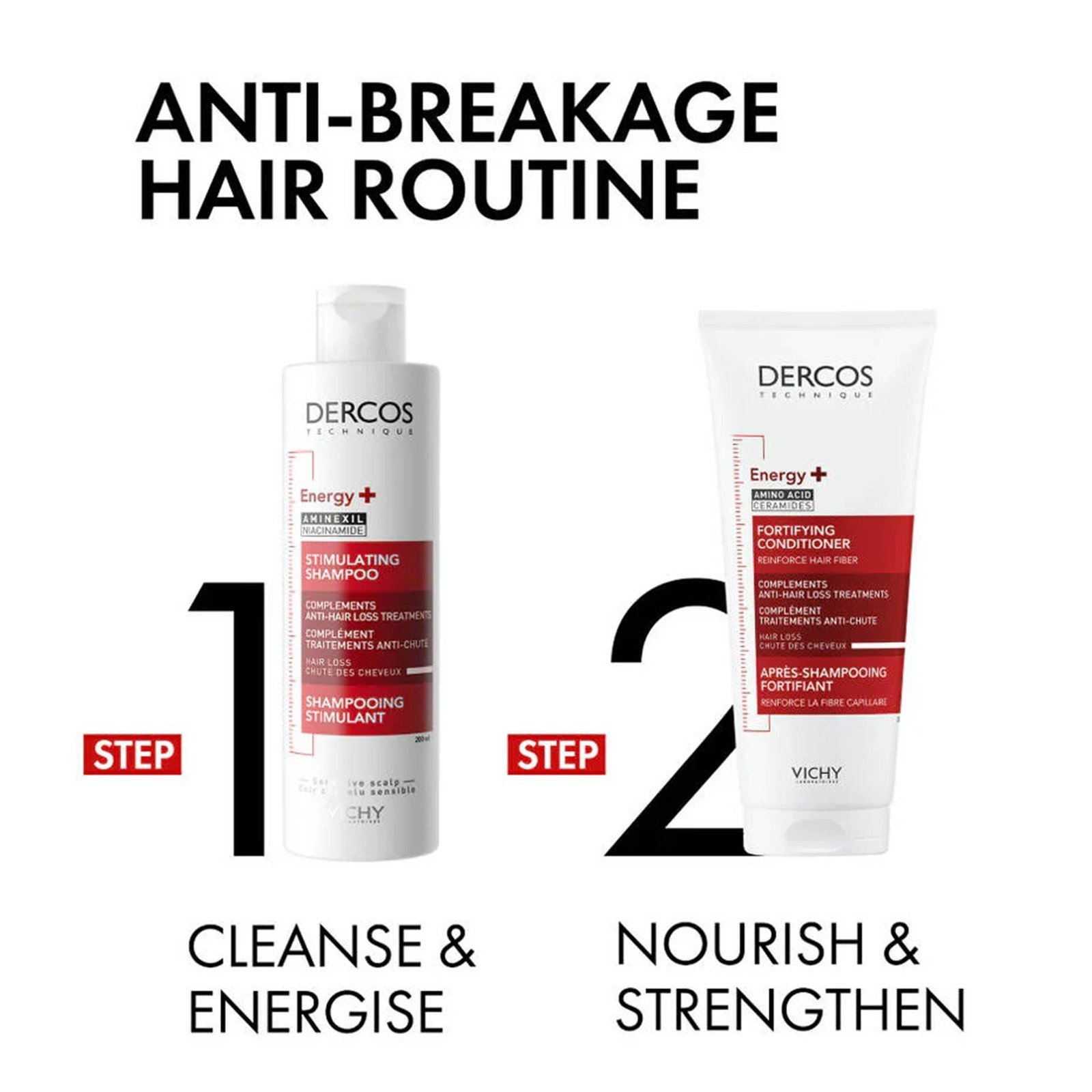 Vichy Dercos Energising Stimulating Shampoo Hair Loss 400ml