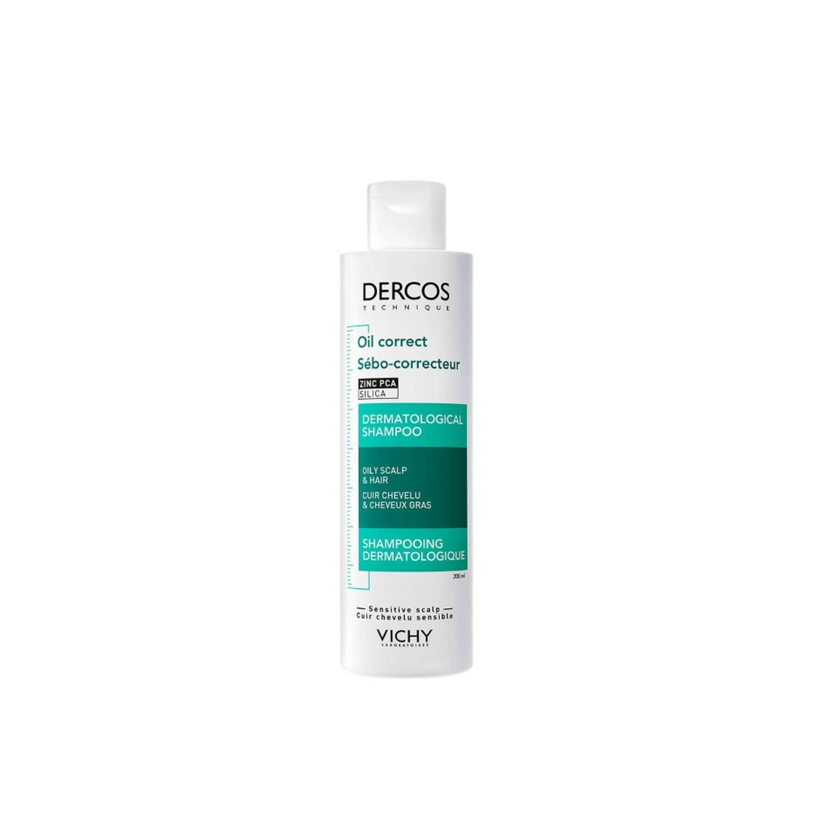 Vichy Dercos Champô Dermatológico Controlo de Oleosidade 200ml