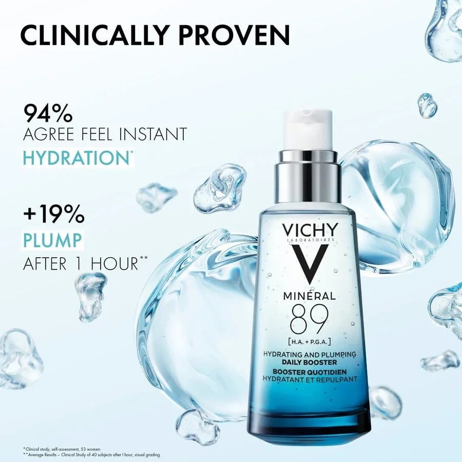 Vichy Minéral 89 Booster Diario Fortificante y Reafirmante Ácido Hialurónico 75ml