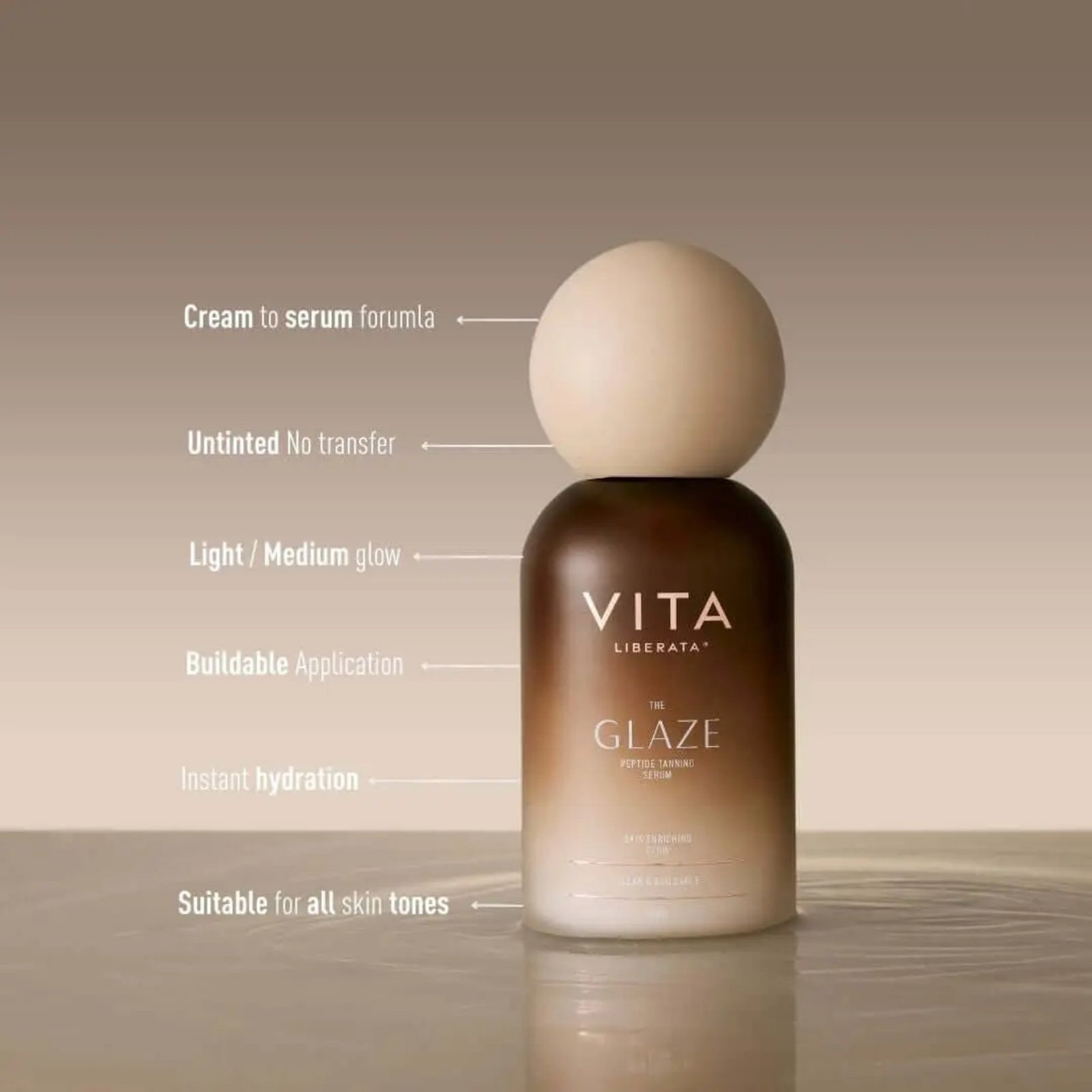Vita Liberata The Glaze Peptide Tanning Serum 150ml
