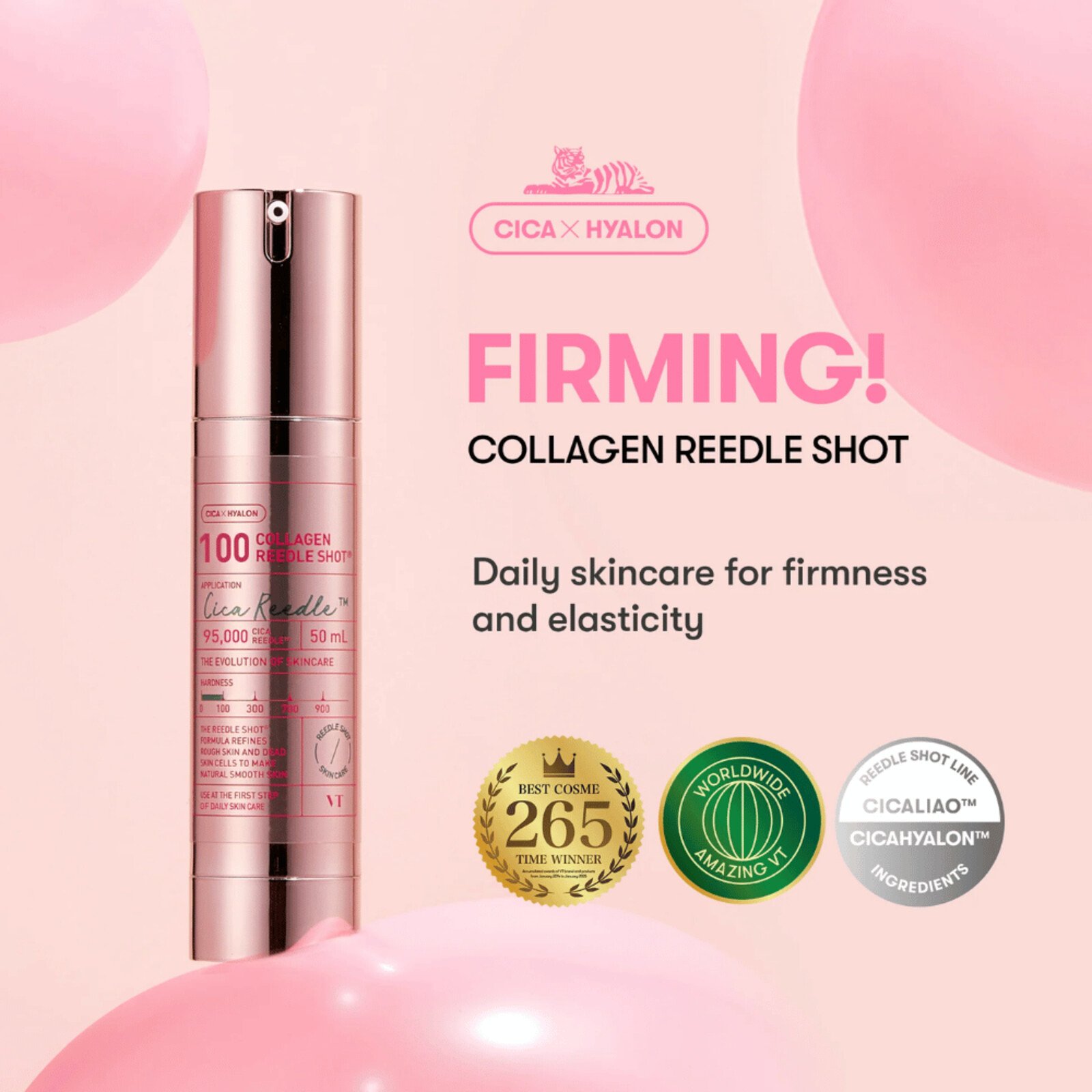 VT Cosmetics Collagen Reedle Shot 100 سيروم الكولاجين المشدّ بالإبر الدقيقة 50ml