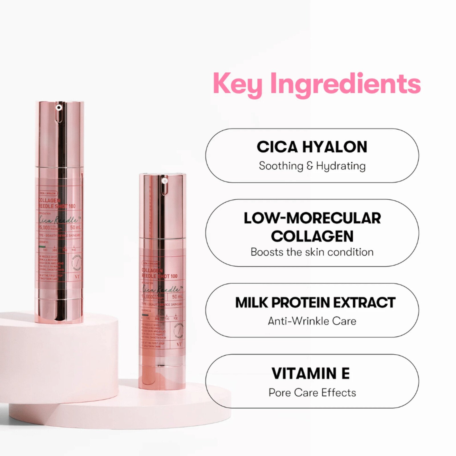 VT Cosmetics Collagen Reedle Shot 100 سيروم الكولاجين المشدّ بالإبر الدقيقة 50ml