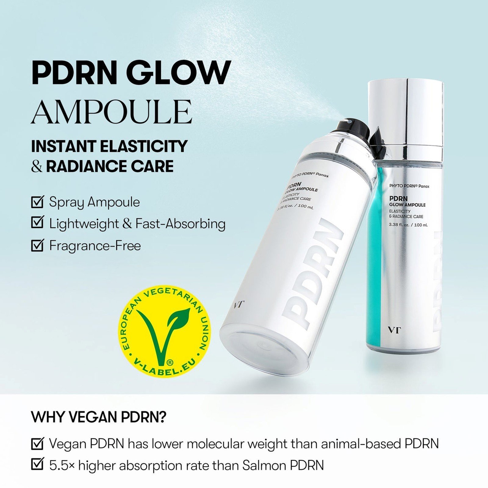 VT Cosmetics PDRN Glow Ampoule 100ml