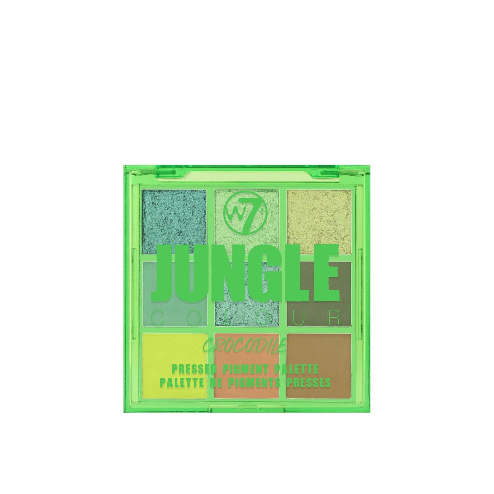W7 Makeup Jungle Color Crocodile Pressed Pigment Palette 8.1g (0.28 oz)