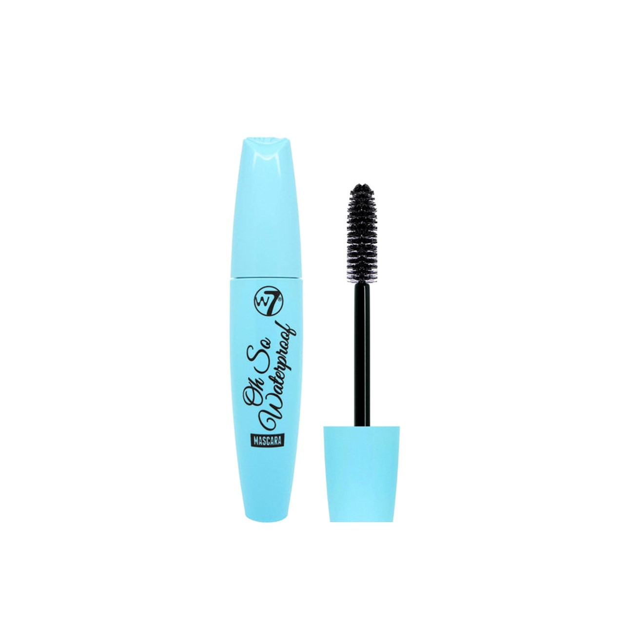 W7 Makeup Oh So Waterproof Mascara Blackest Black 15ml