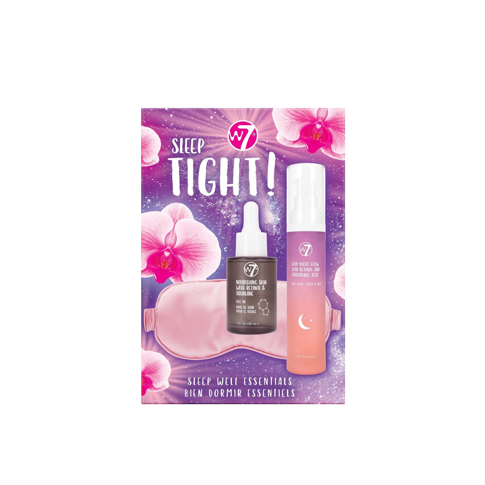 W7 Makeup Sleep Tight! Wellness Essentials Set
