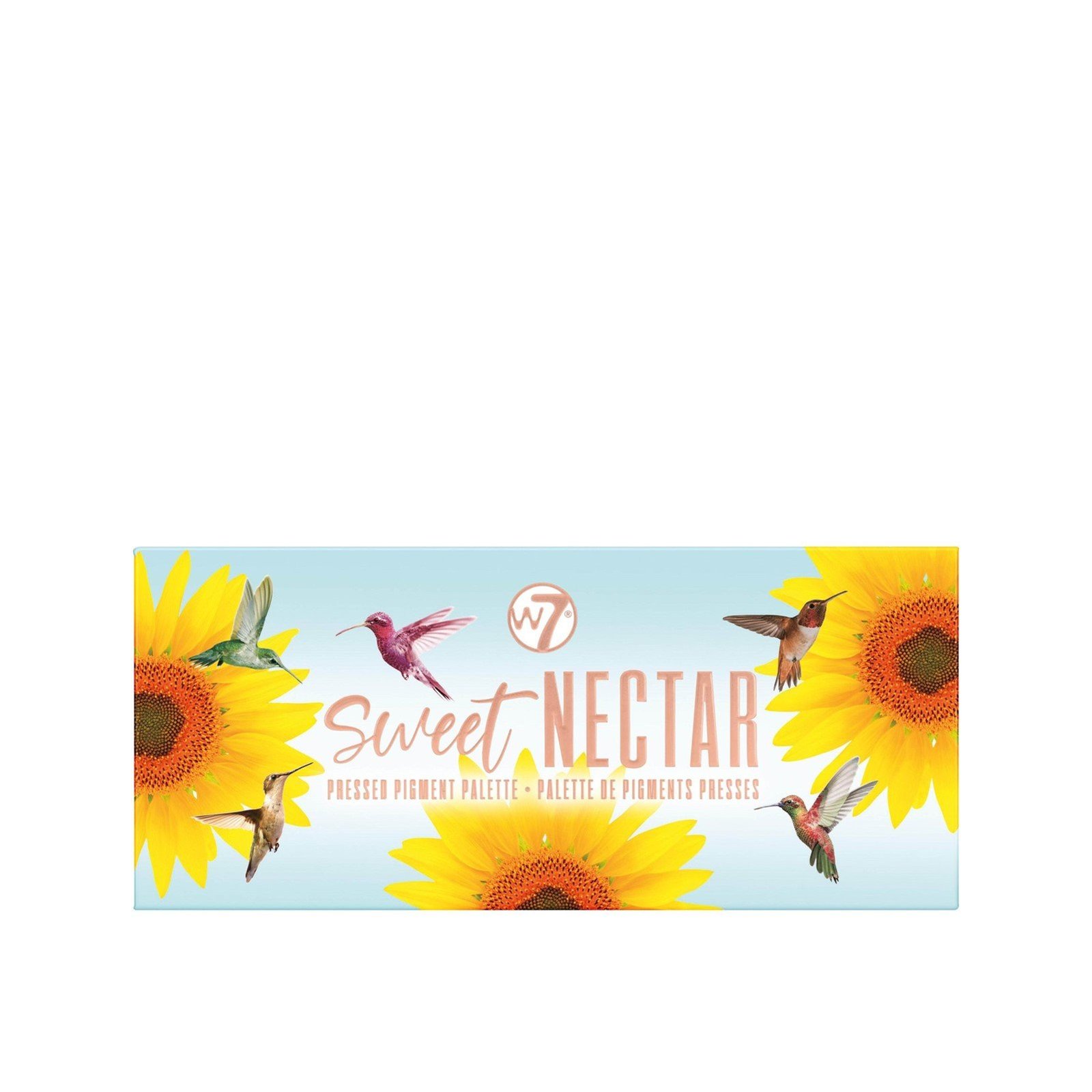 W7 Makeup Sweet Nectar Pressed Pigment Eyeshadow Palette 14g (0.49oz)
