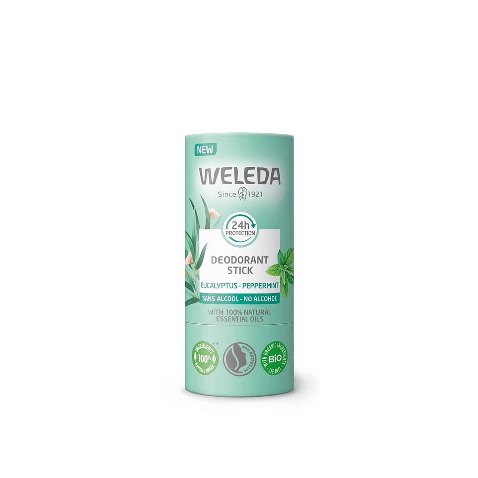 Weleda 24h Deodorant Stick Eucalyptus-Peppermint 50g (1.76oz)