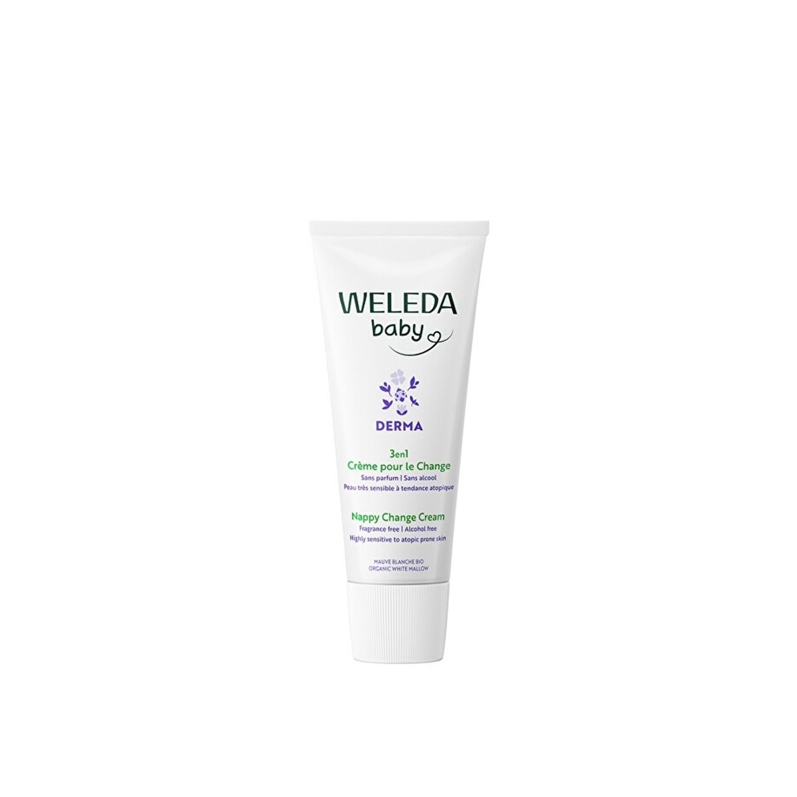 Weleda Baby Derma كريم تغيير الحفاض 3 في 1 50ml