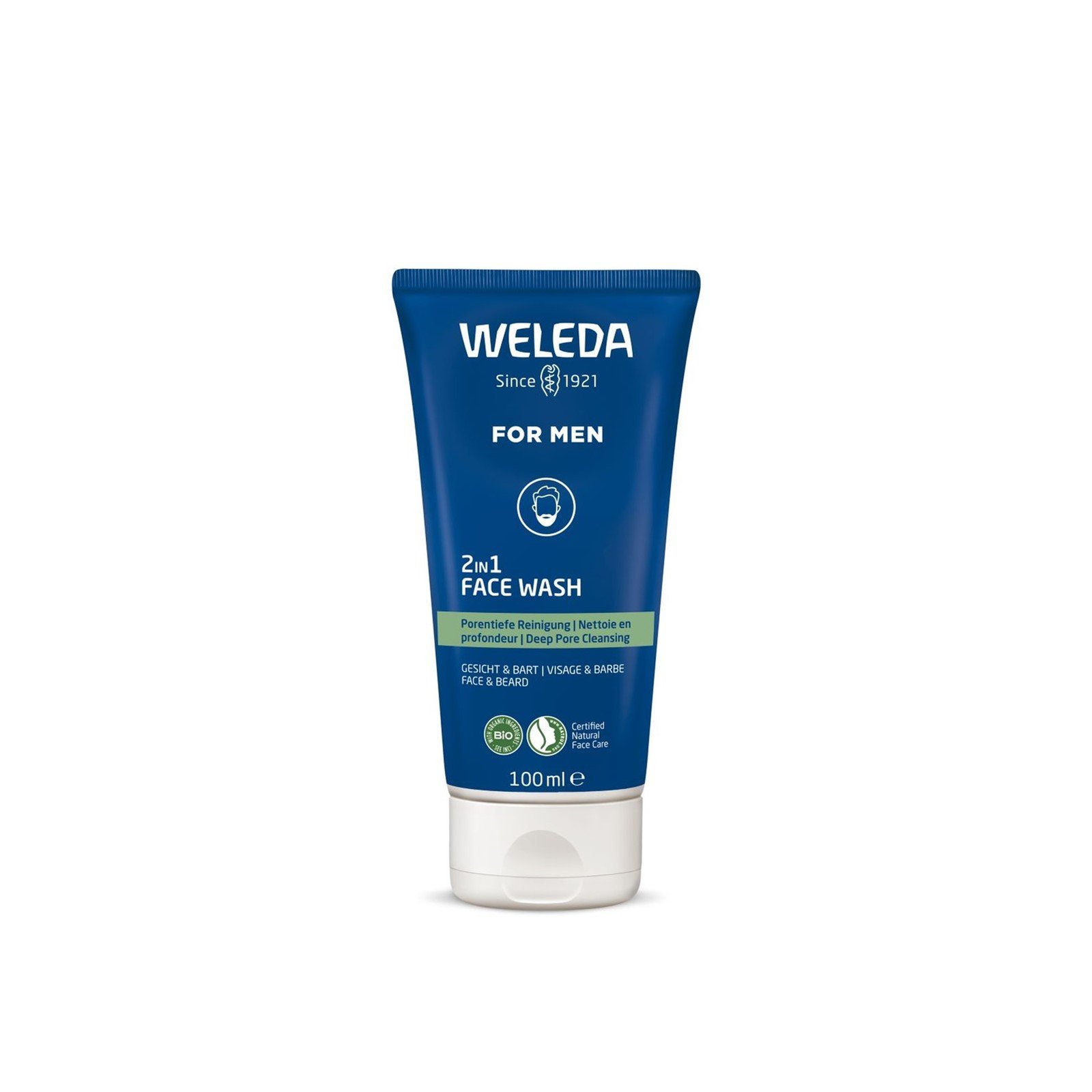 Weleda For Men 2-in-1 Face Wash 100ml
