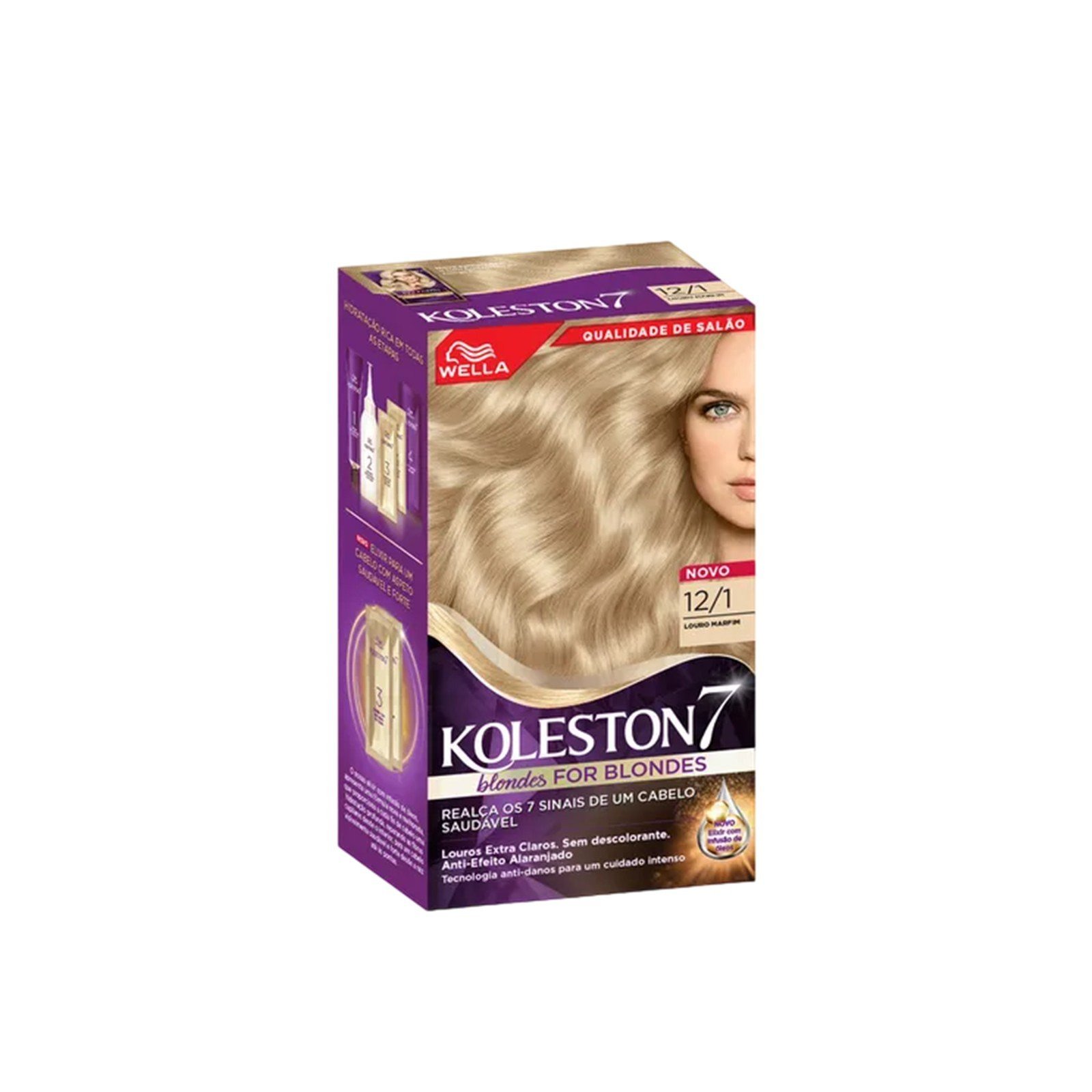 Wella Koleston 12/1 Extra Ash Blonde Permanent Hair Color
