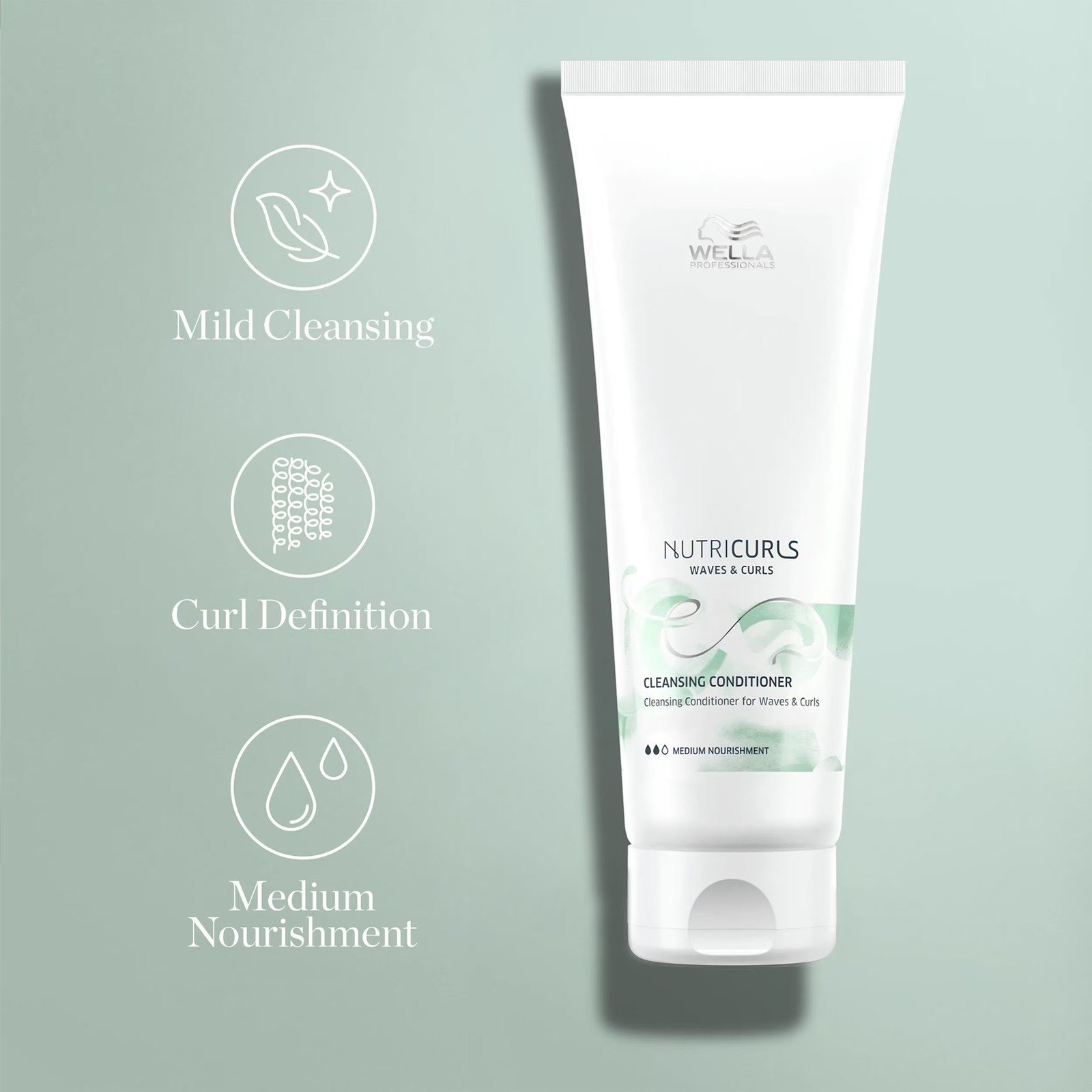 Wella Nutricurls Waves & Curls Cleansing Conditioner 250ml