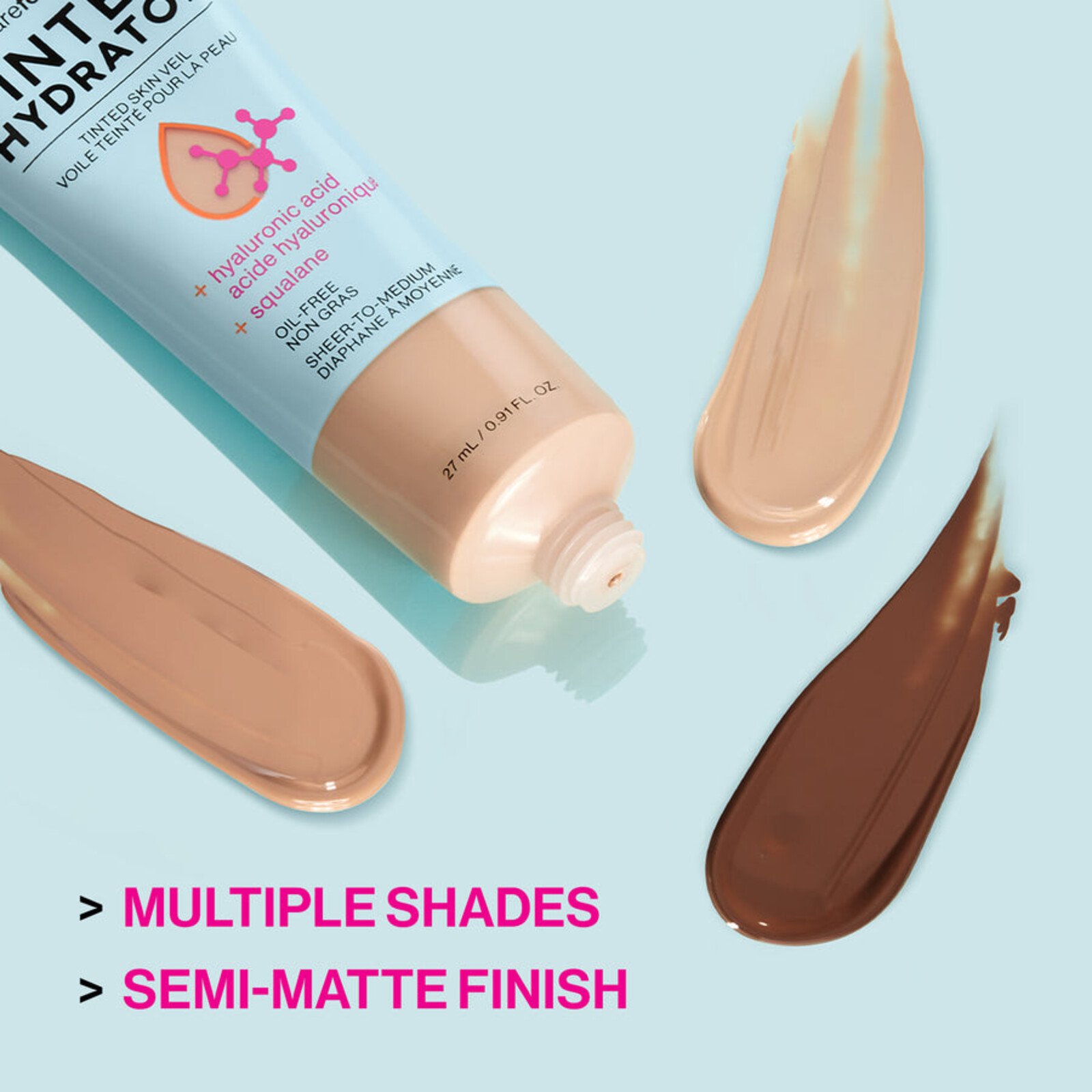 Wet n Wild Bare Focus Tinted Hydrator Velo Cutáneo Con Color Fair 27ml