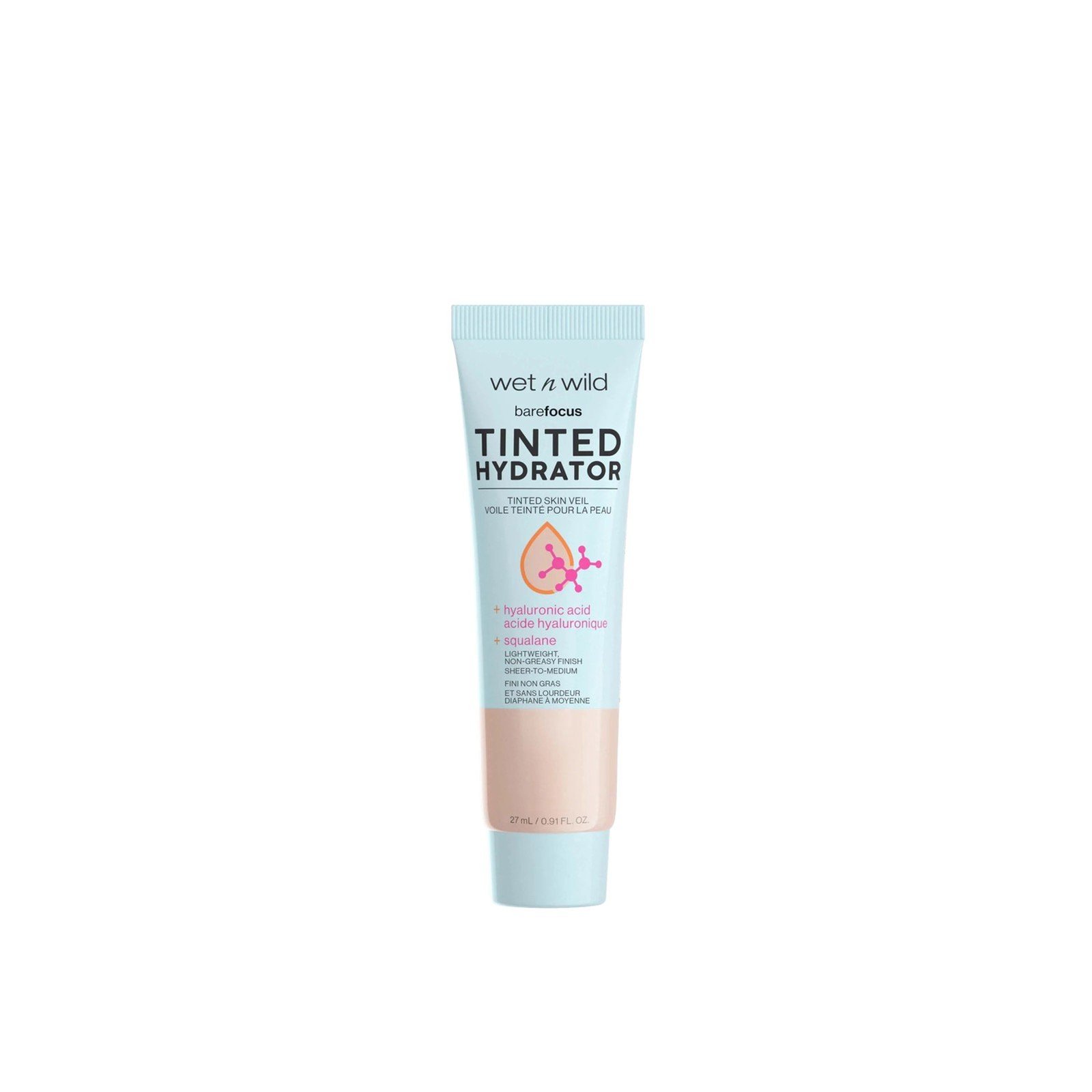 Wet n Wild Bare Focus Tinted Hydrator Velo Cutáneo Con Color Fair 27ml