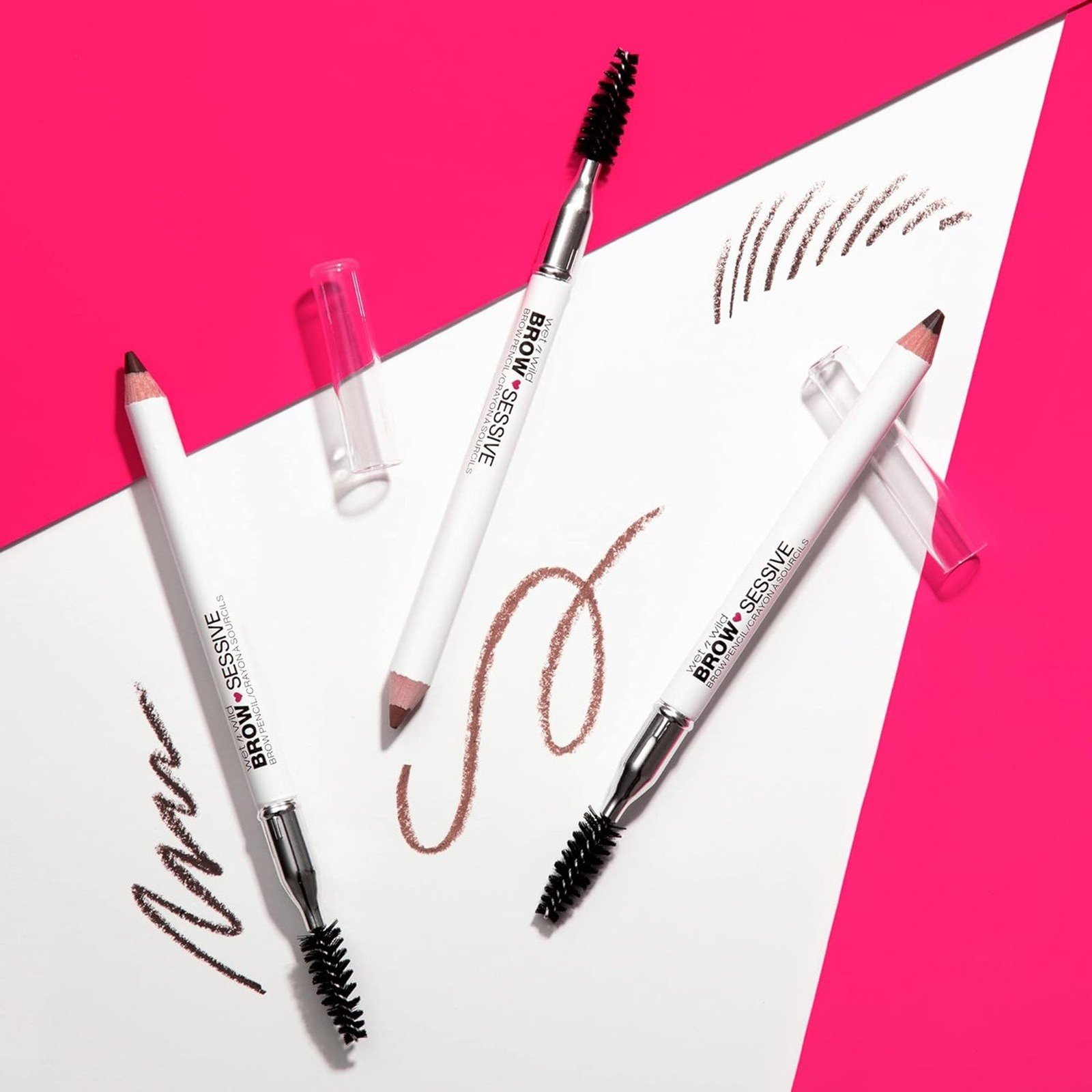 Wet n Wild Brow-Sessive قلم الحواجب Medium Brown 0.7g