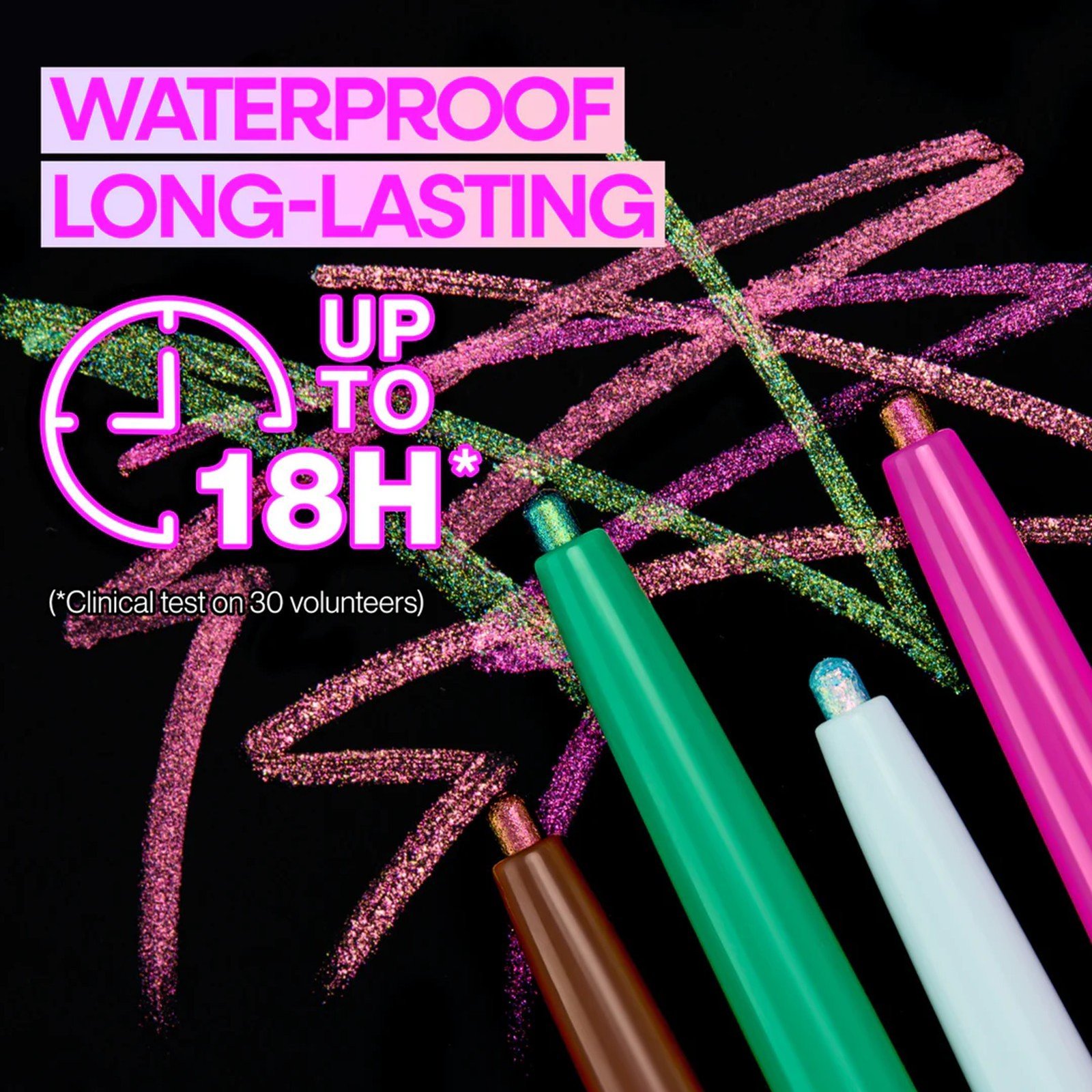 Wet n Wild قلم تحديد العيون كروم حرباء Electric Prism 0.2g