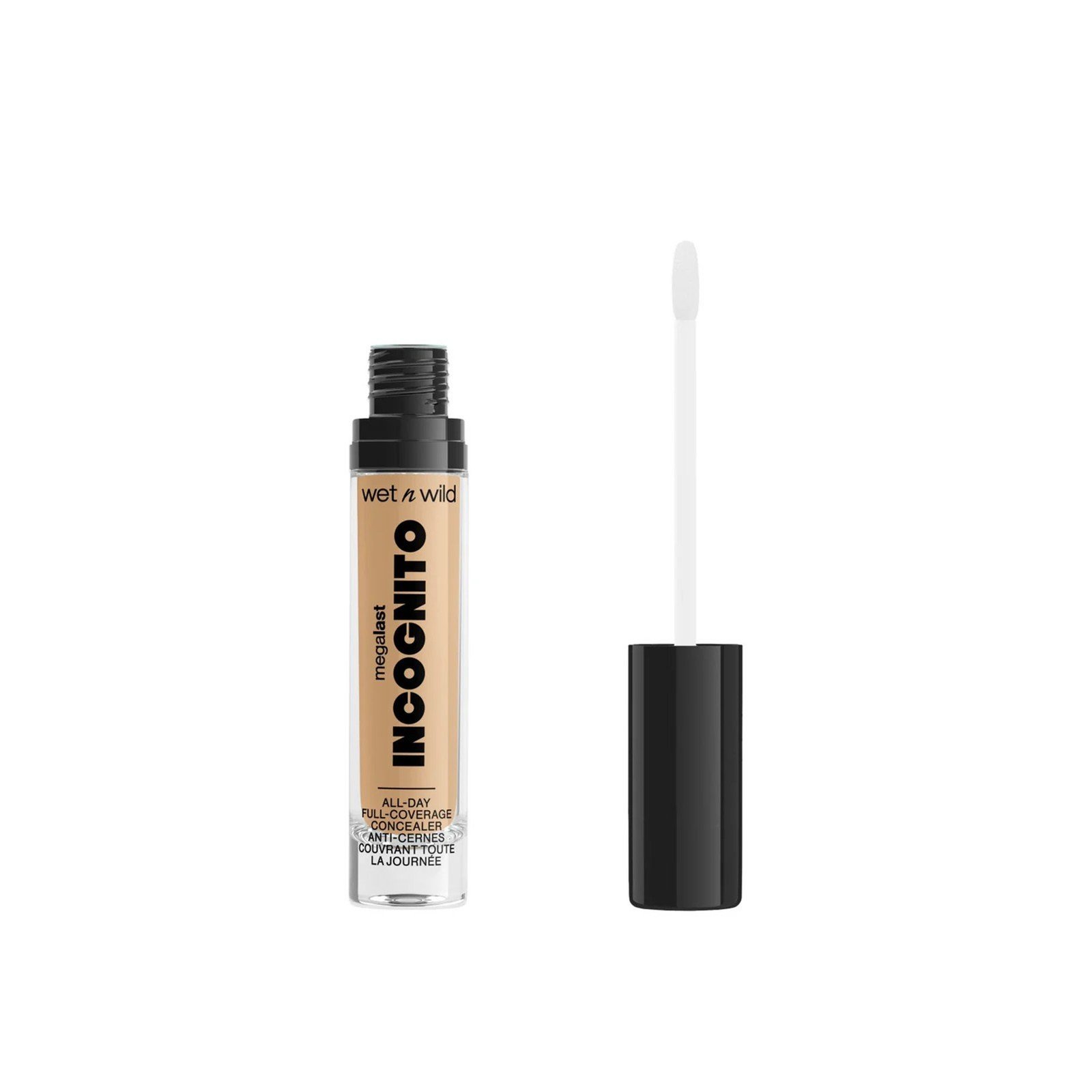 Wet n Wild Mega Last Incognito Corrector Cobertura Total Todo el Día Medium Honey 5.5ml