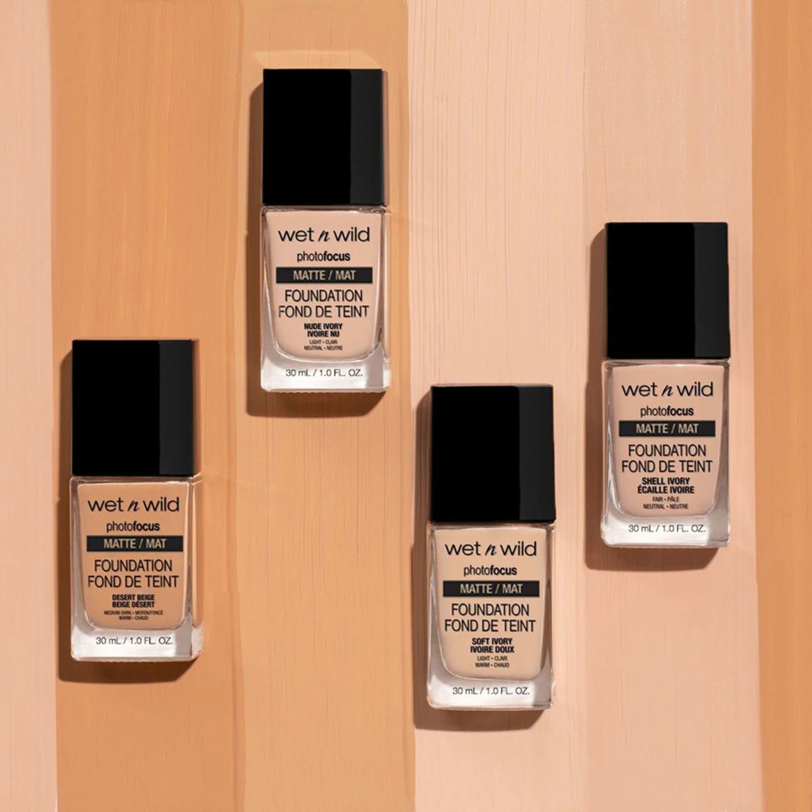 Wet n Wild Photo Focus Matte Foundation Nude Ivory 30ml