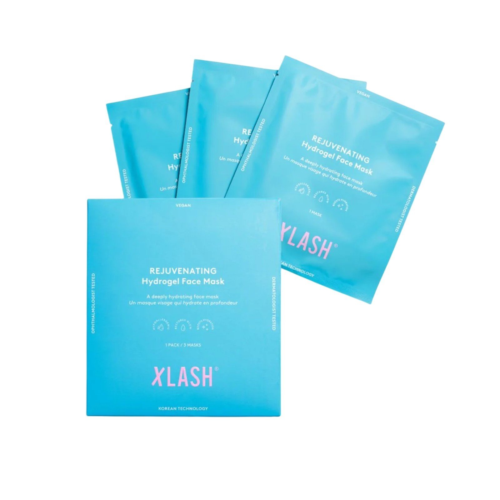 Xlash مجدد Hydrogel قناع للوجه x3