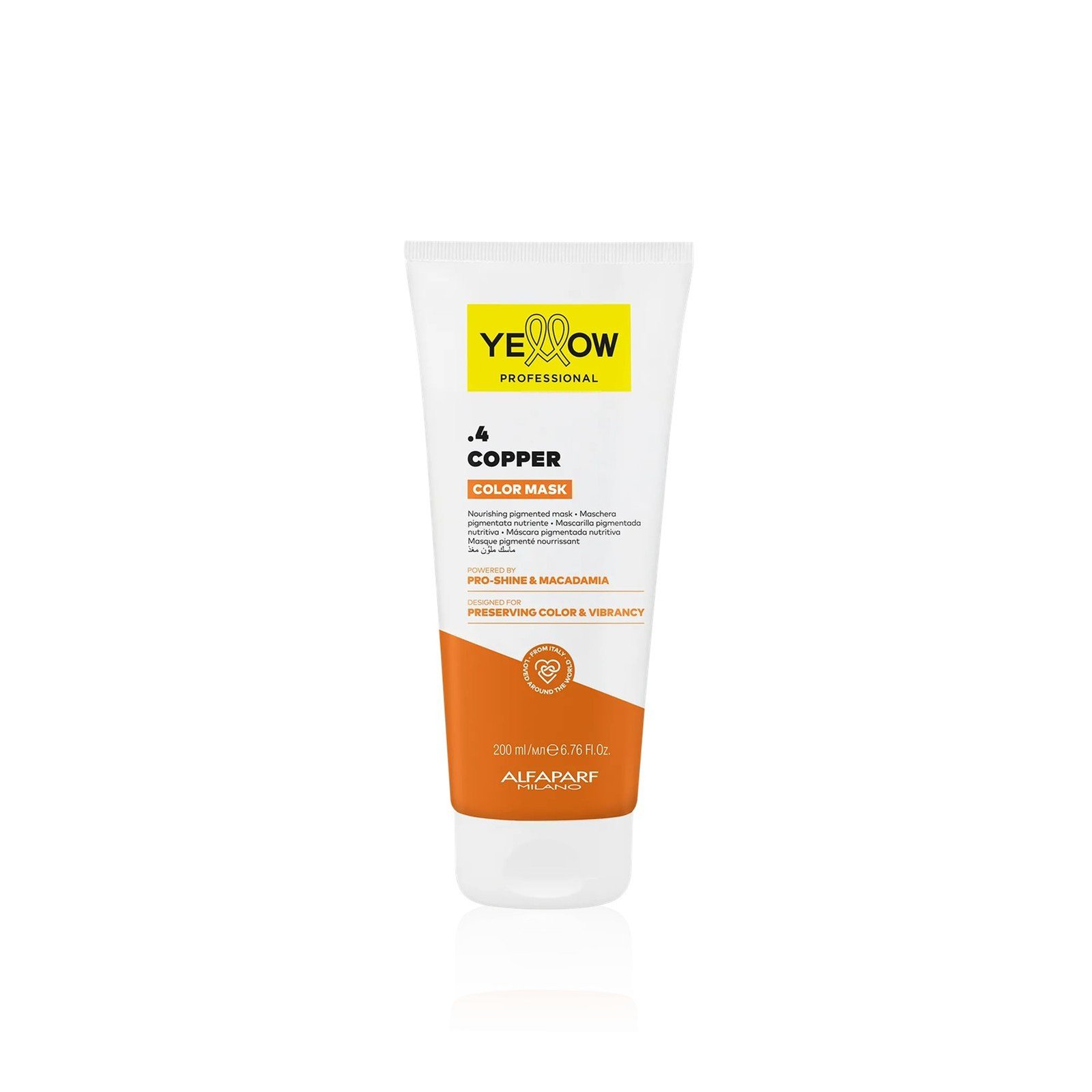 Yellow Professional Color قناع ملون .4 Copper 200ml