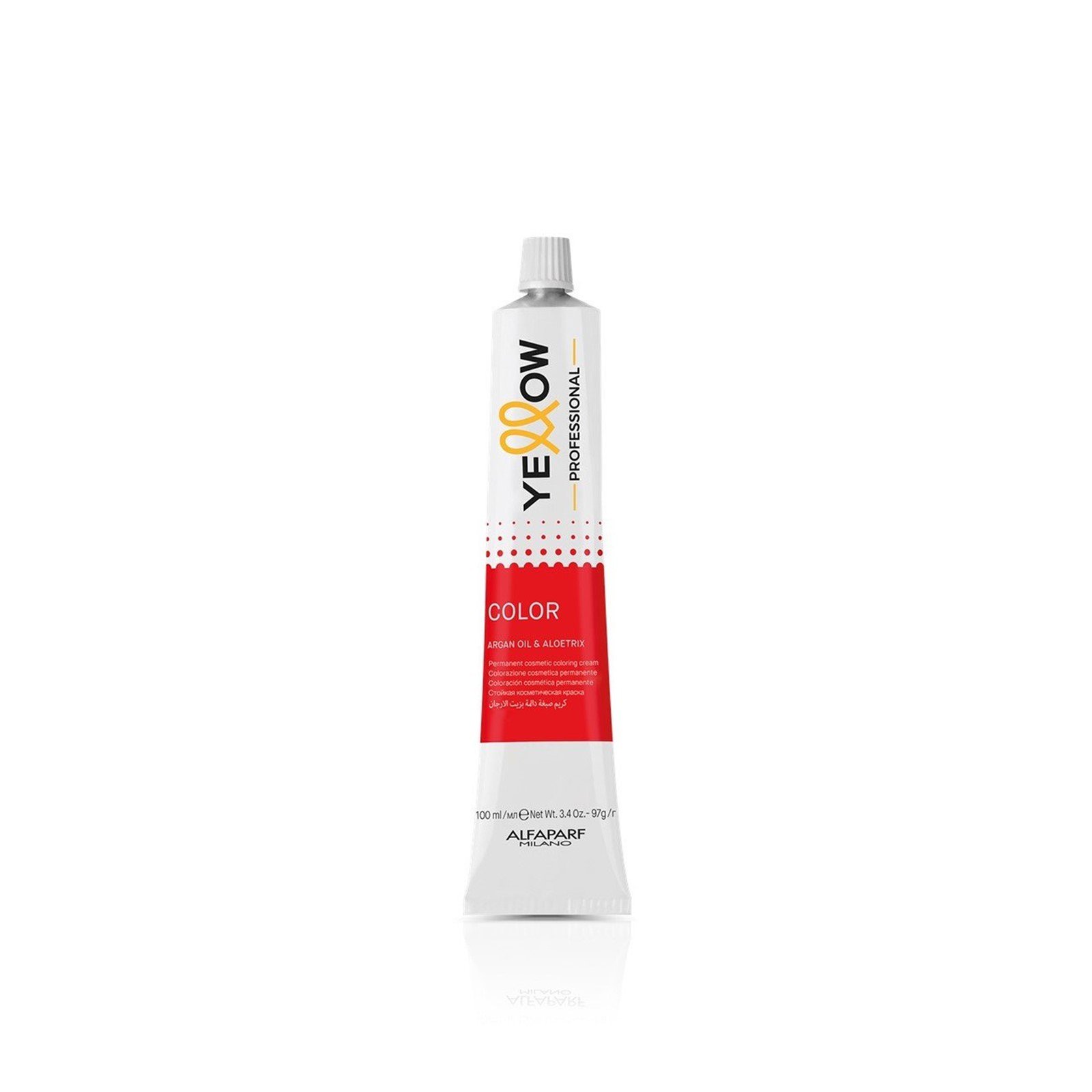 Yellow Professional لون Permanent Cosmetic Coloring كريم 8.11 خفيف مكثف Ash Blonde 100ml