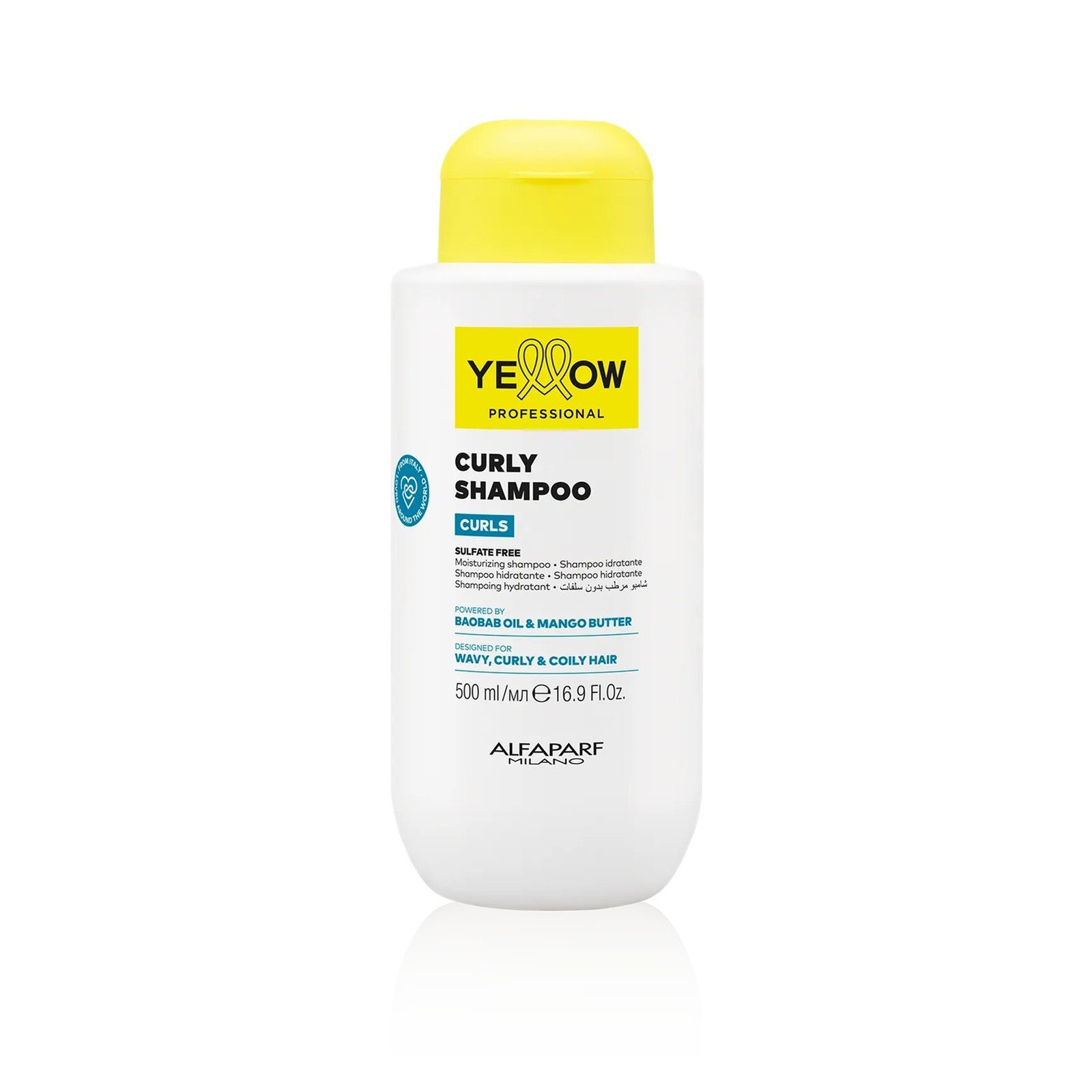 Yellow Professional Curls شامبو الشعر المجعد 500ml