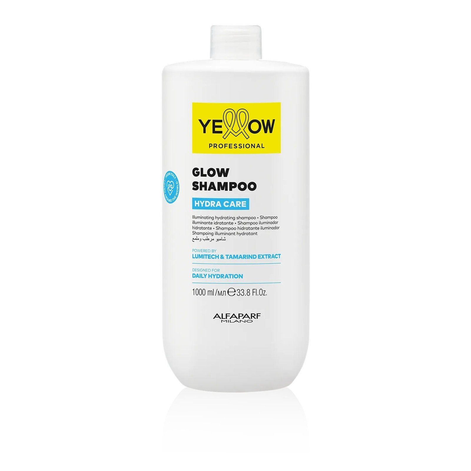 Yellow Professional Hydra Care شامبو Glow للتوهج 1L