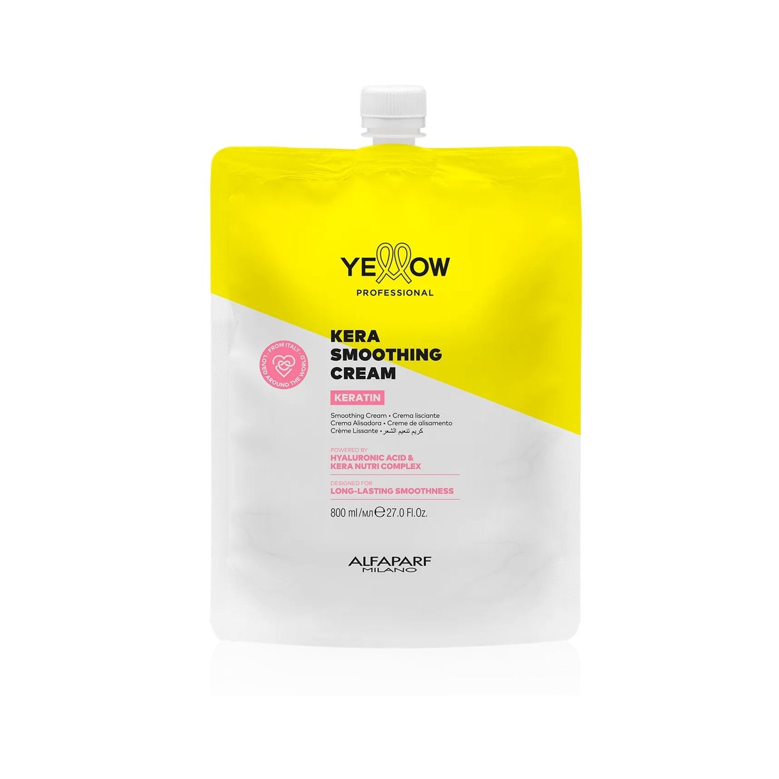 Yellow Professional Keratin Kera Smoothing Cream 800ml