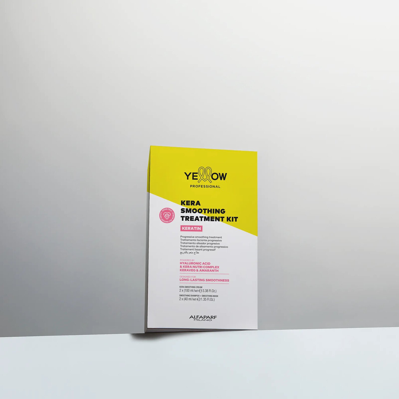 Yellow Professional Keratin علاجات فرد الكيراتين Kera طقم