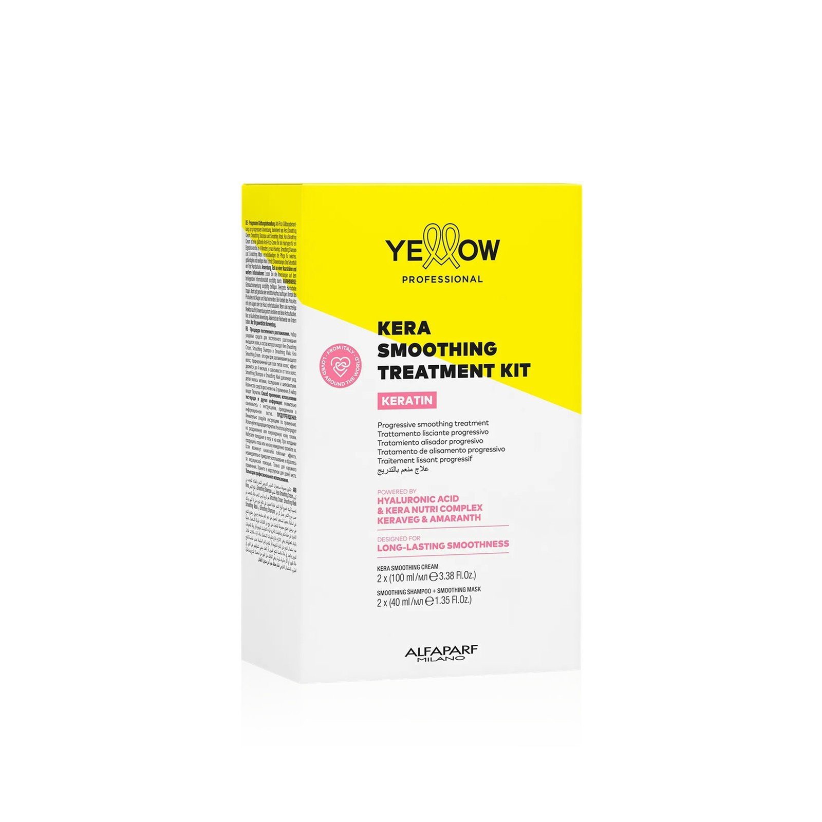 Yellow Professional Keratin علاجات فرد الكيراتين Kera طقم