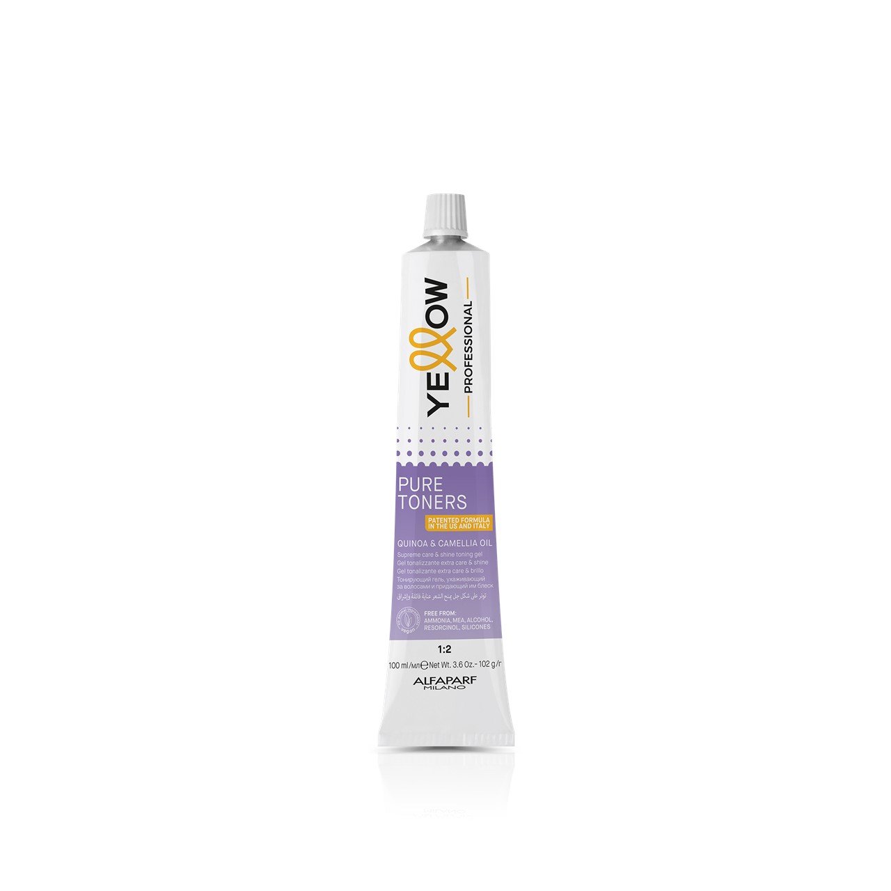 Yellow Professional Pure Toners جل تلوين Supreme Care & Shine ‏.17 Dusty Grey 100ml