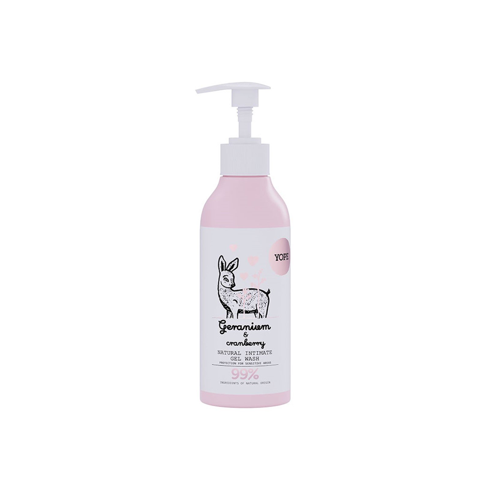 Yope Geranium & Cranberry Natural Intimate Gel Wash 300ml