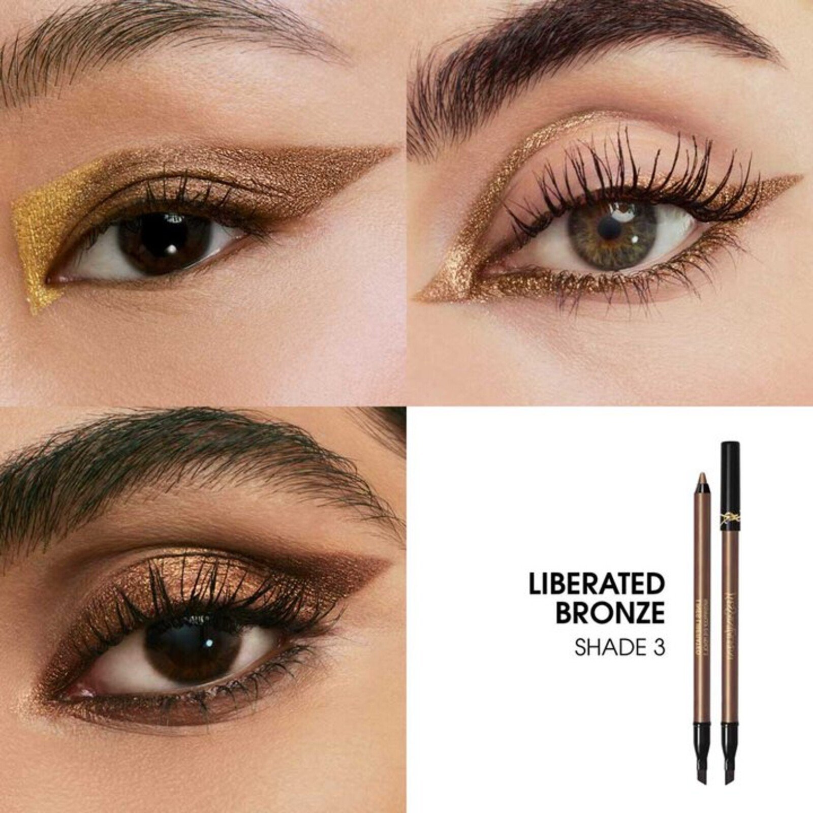 Yves Saint Laurent Lines Liberated Waterproof Eye Pencil 03 Liberated Bronze 1.20g