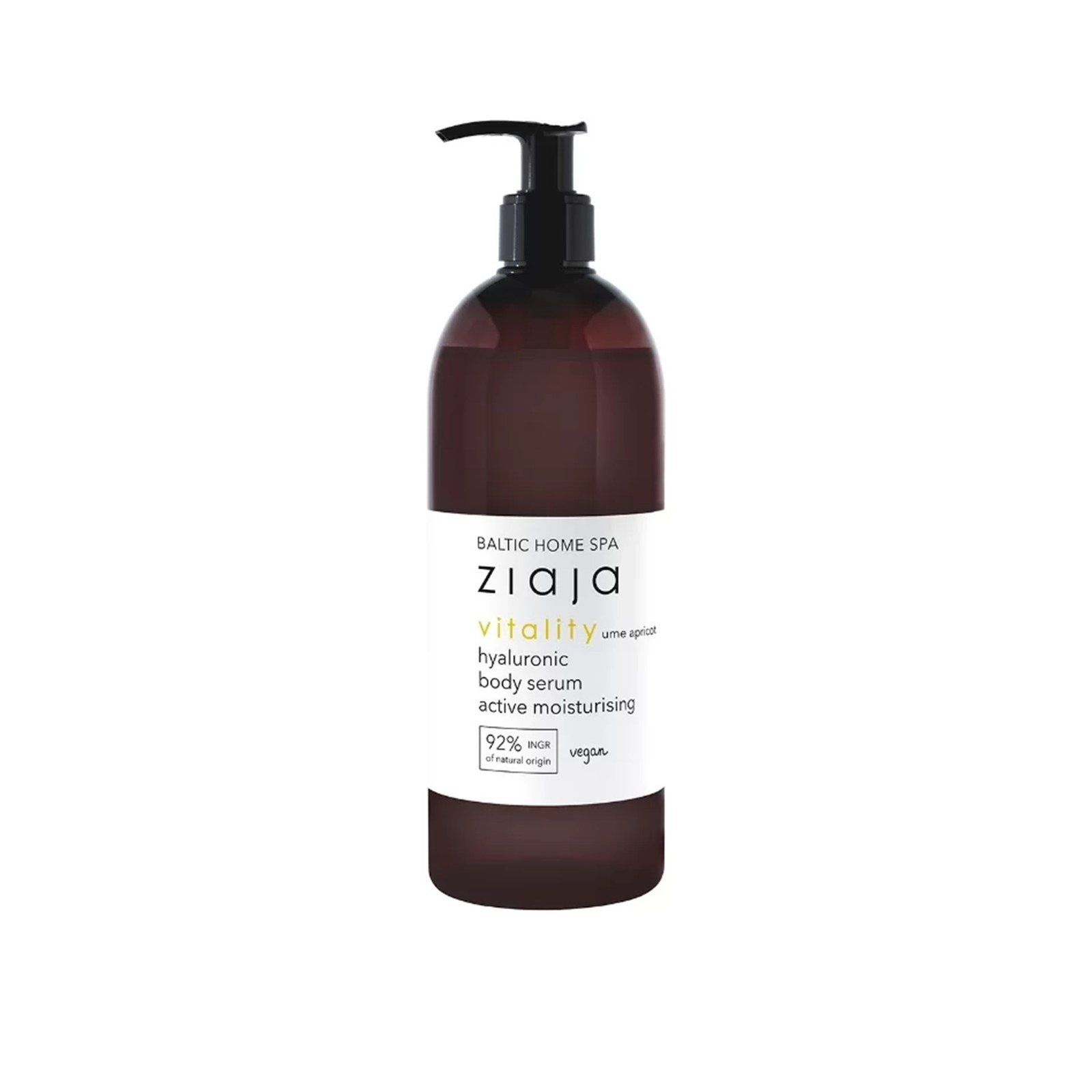 Ziaja Baltic Home Spa Vitality سيروم للجسم بحمض الهيالورونيك ترطيب فعال 400ml