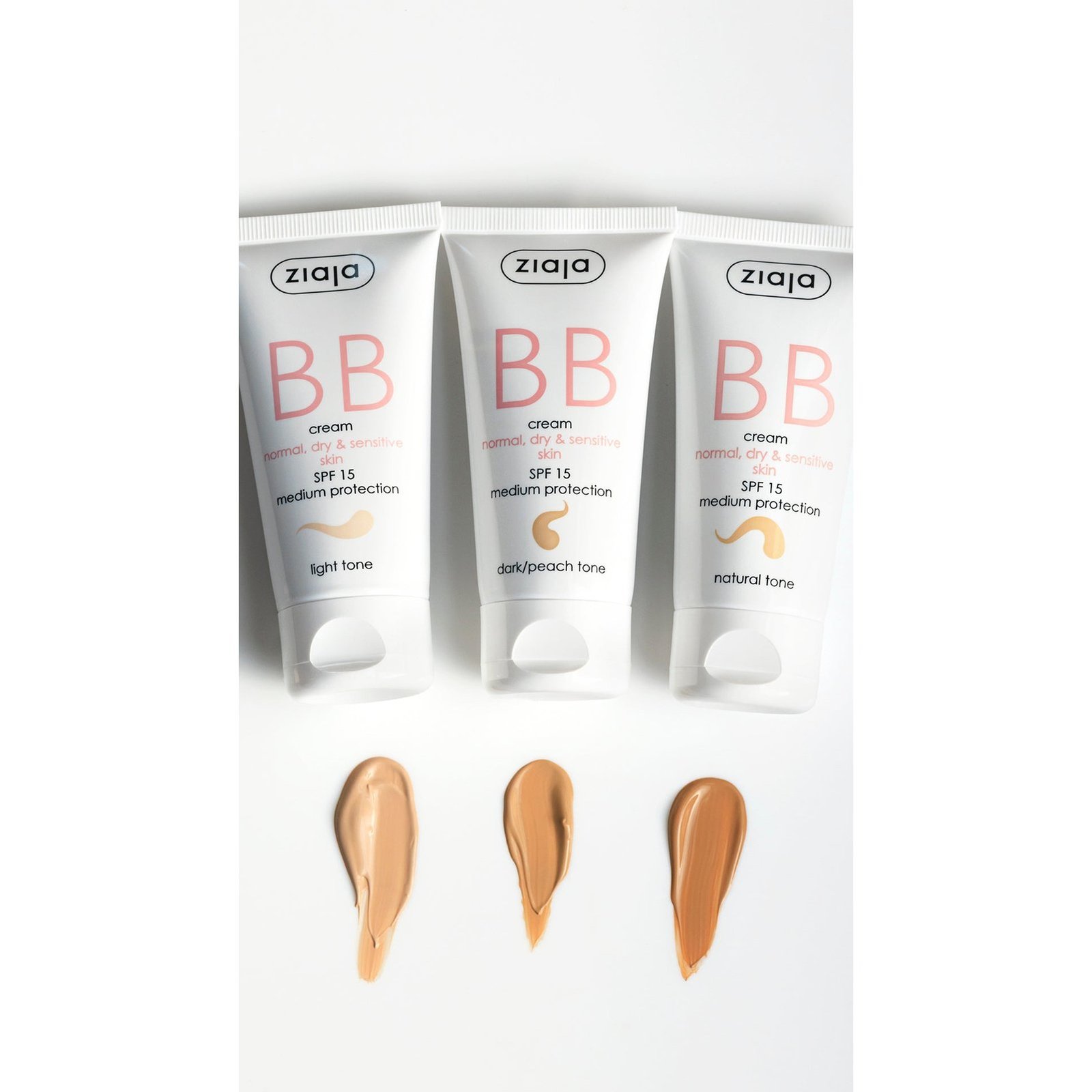 Ziaja BB Cream for Normal Dry & Sensitive Skin SPF15 Light Tone 50ml