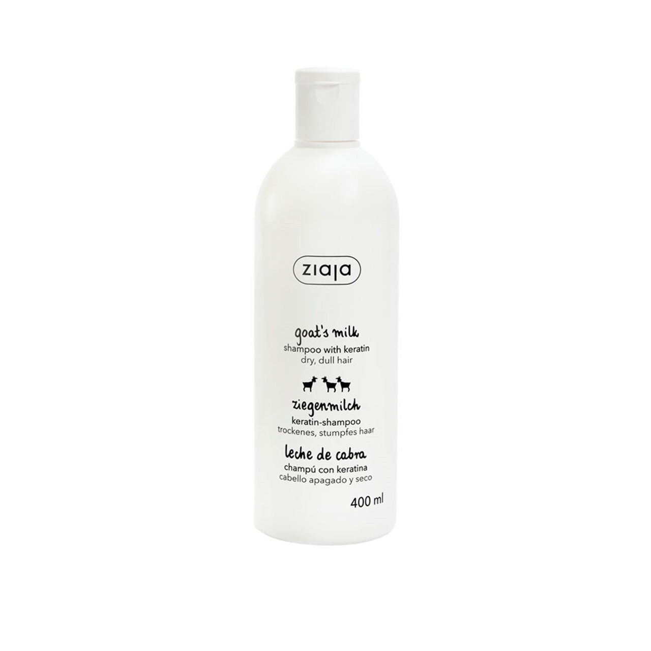 Ziaja Goat's Milk Strengthening Shampoo with Keratin 400ml