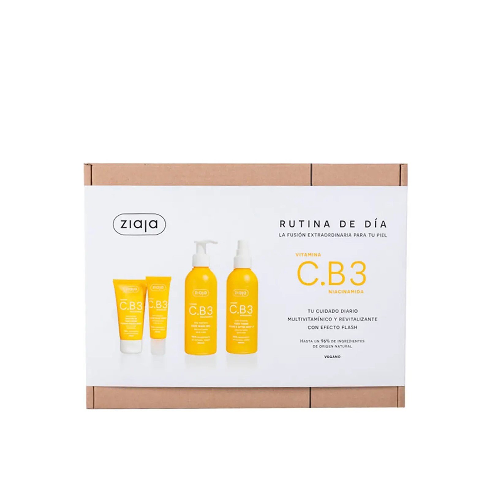 Ziaja فيتامين C.B3 Niacinamide يومي Routine طقم هدية