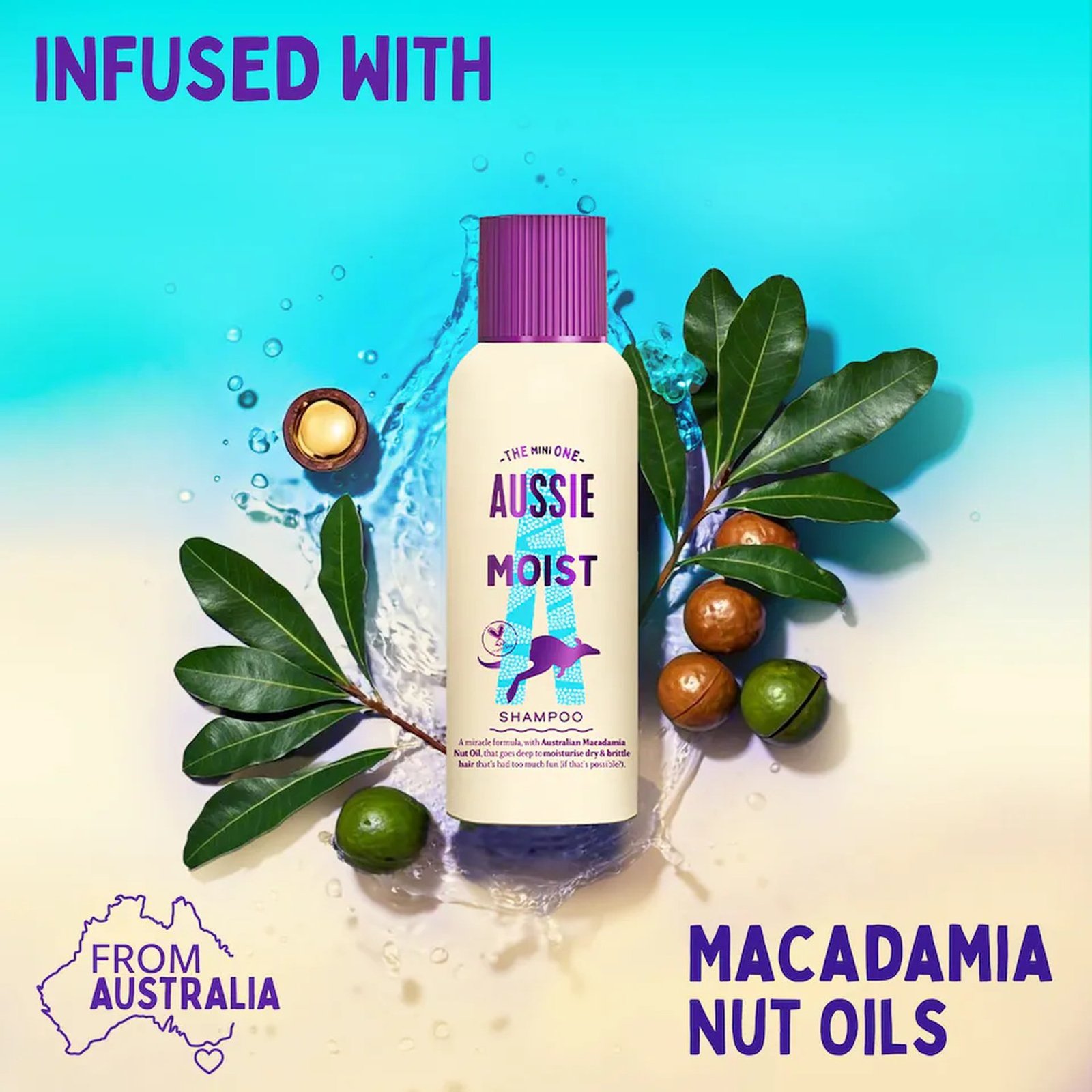 Aussie Moist Shampoo 100ml (3.38floz) UK