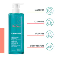 Avène Cleanance Cleansing Gel Acne 400ml (13.53floz)