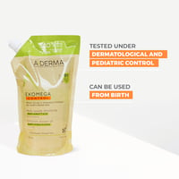 A-Derma Exomega Control Blødgørende Bruseolie Refill 500ml
