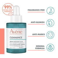 Avène Cleanance AHA Sérum Exfoliante 30ml