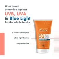Avène Sun Intense Protect Fluid Fragrance-Free SPF50+ Sunscreen 150ml
