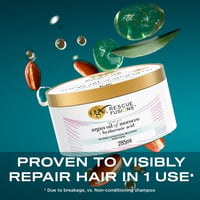 OGX Rescue Fusions Intense Hydration Argan Oil of Morocco + Hyaluronic Acid Hair Mask 285ml
