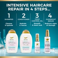OGX Rescue Fusions شامبو حمض الهيالورونيك + برو-فيتامين B5 385ml