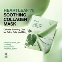 Anua Heartleaf 70 Soothing Collagen Mask x4